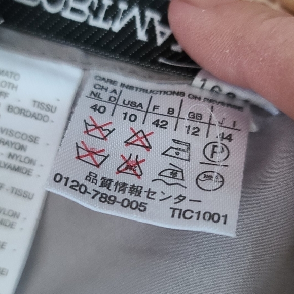 VINTAGE Sportmax embroidery Lace Sheer Midi skirt - Picture 8 of 9